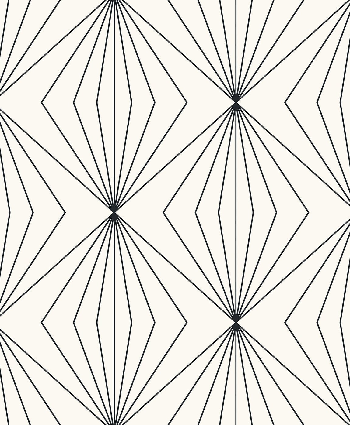 Etten Studios Etten Studios Online Diamond Vector Geometric Contemporary Black Matte - ET11500