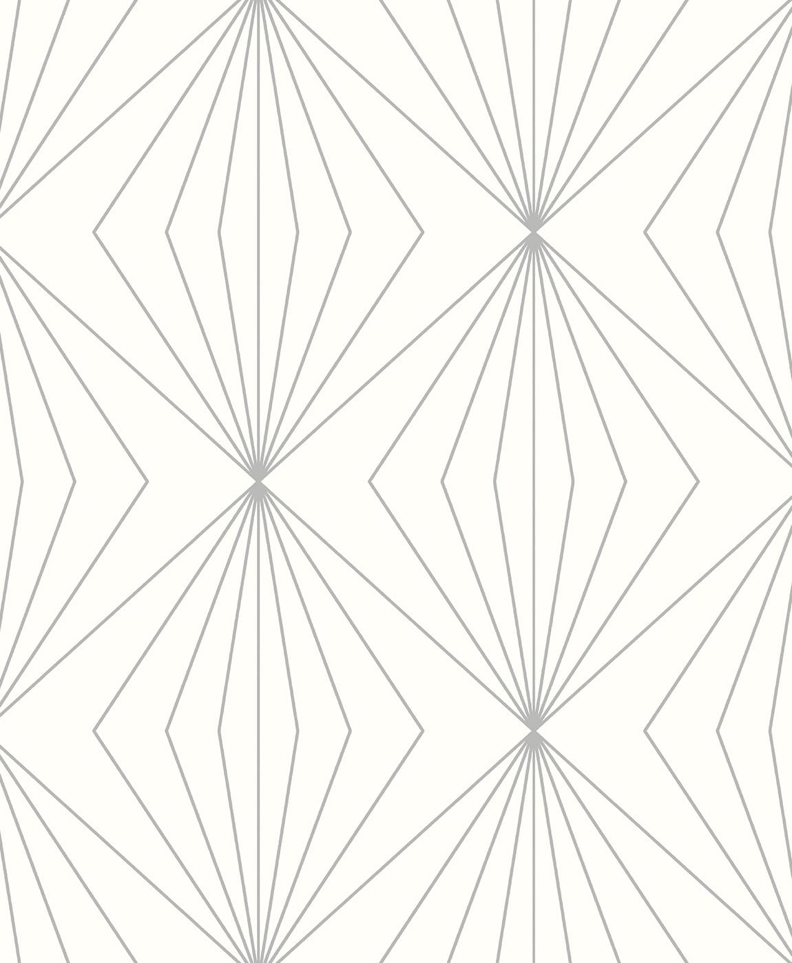 Etten Studios Etten Studios Online Diamond Vector Geometric Contemporary Silver Metallic - ET11508