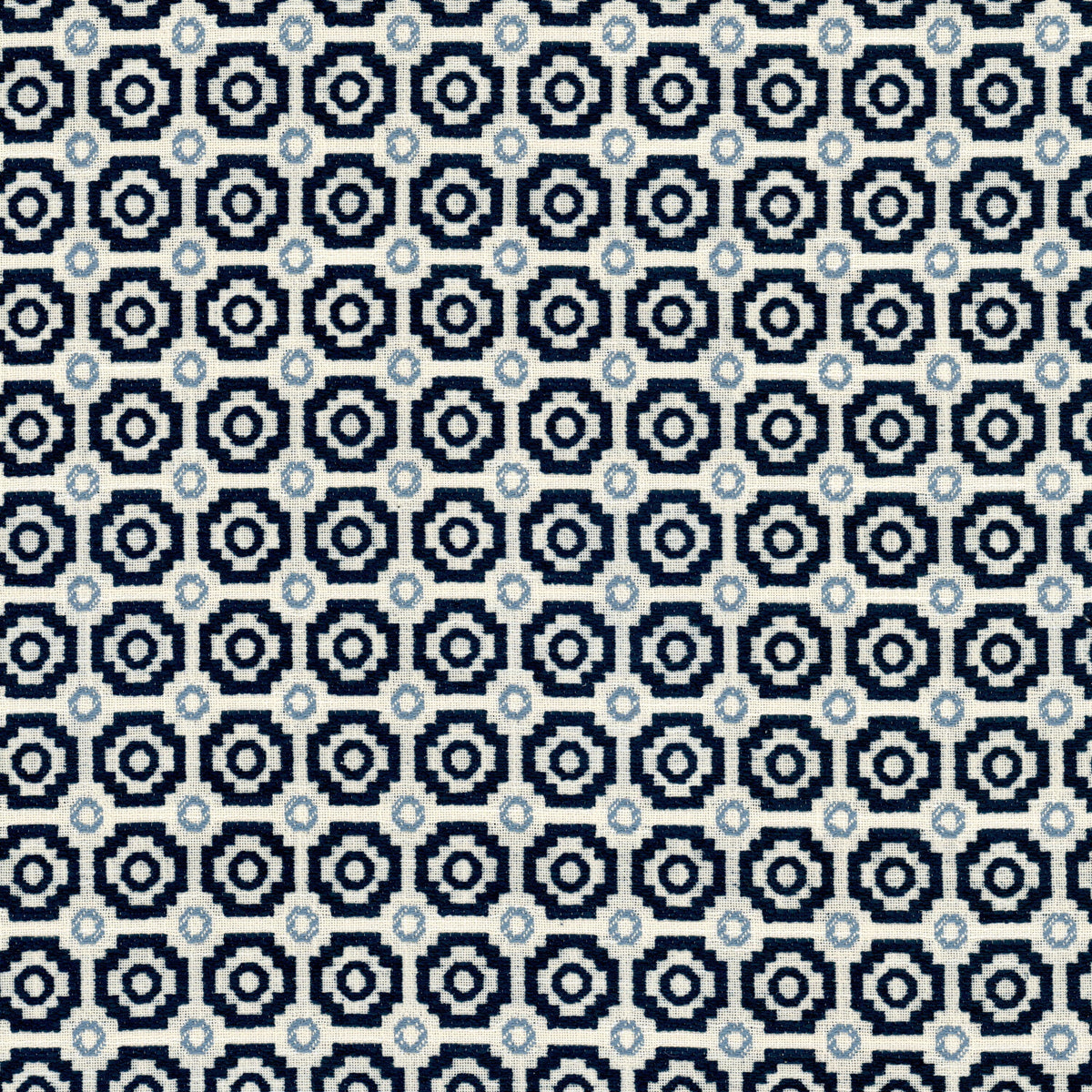 STOUT TEXTILES UPHOLSTERY,WOVENS TRANSITIONAL,, GEOMETRIC NAVY - EVET-3