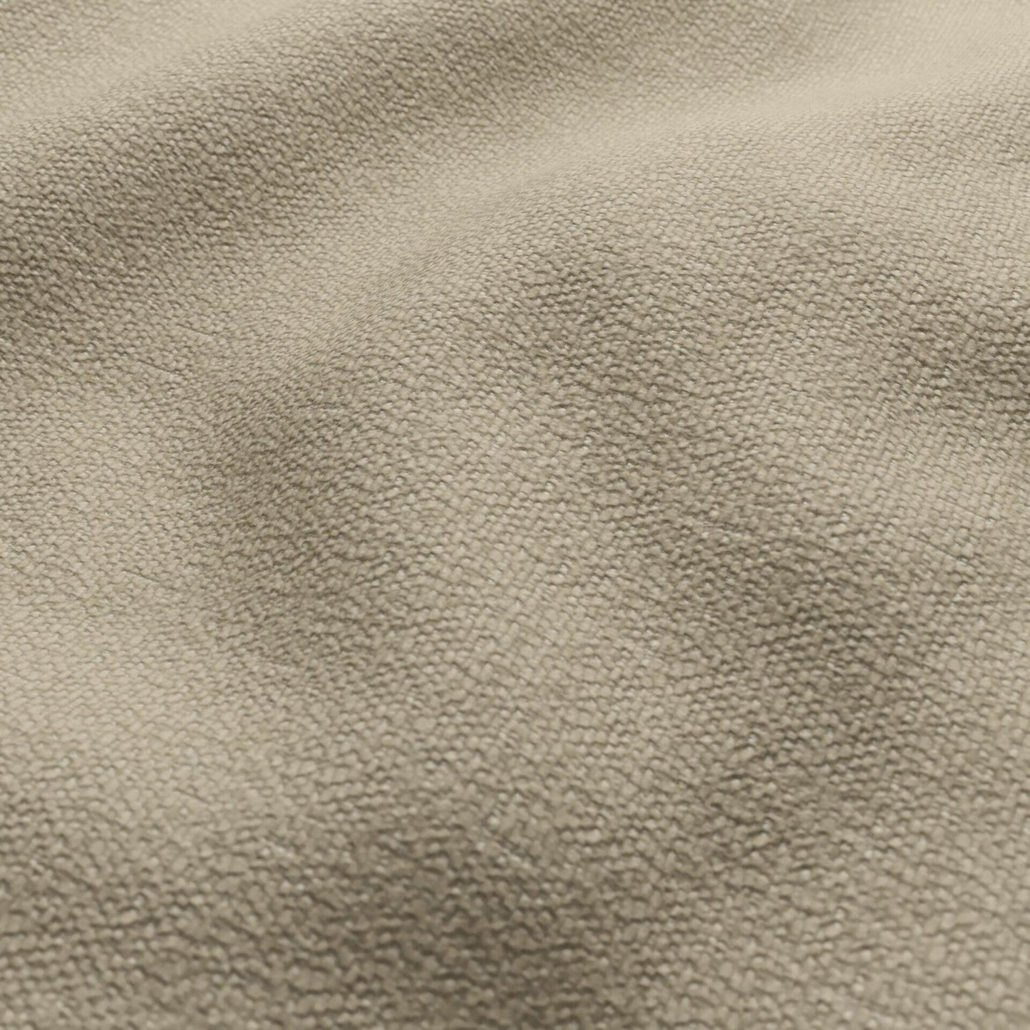 Close-up of brown outdoor chenille fabric with a textured surface, soft nap, and subtle folds