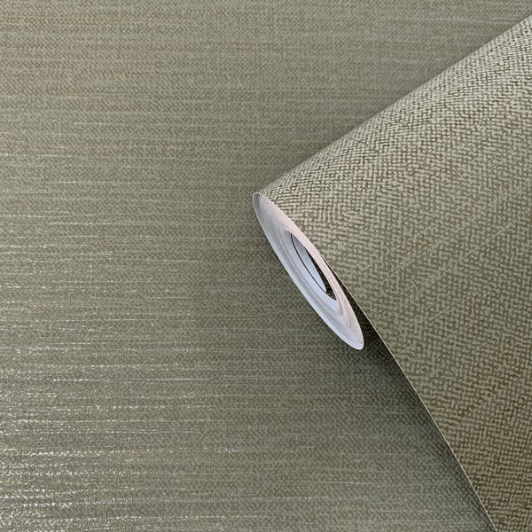 Galerie Wallcoverings Boutique Horizontal Weave Galerie Wallcoverings Bronze, Brown - F-FG6010