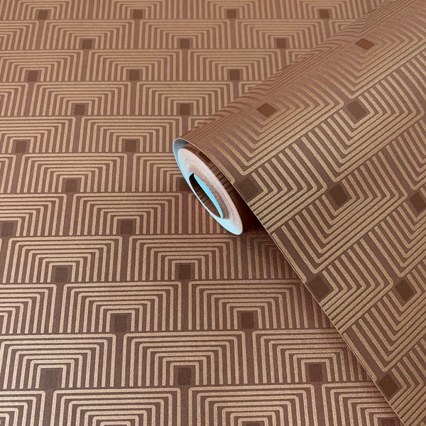 Galerie Wallcoverings Boutique Geo Key Galerie Wallcoverings Orange - F-PL3007