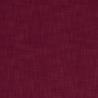 Rich burgundy linen fabric with a subtle textured weave, perfect for upholstery or drapery projects.
