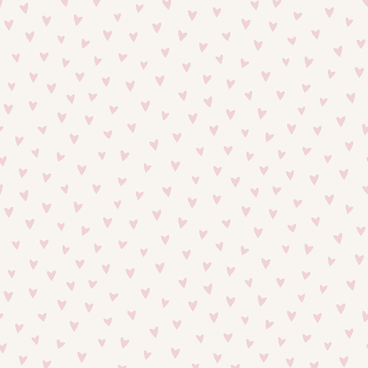 Seabrook Designs Sparkle Heart Polka Dots Kids/Nursery White , Bubblegum Glitter - FA41718