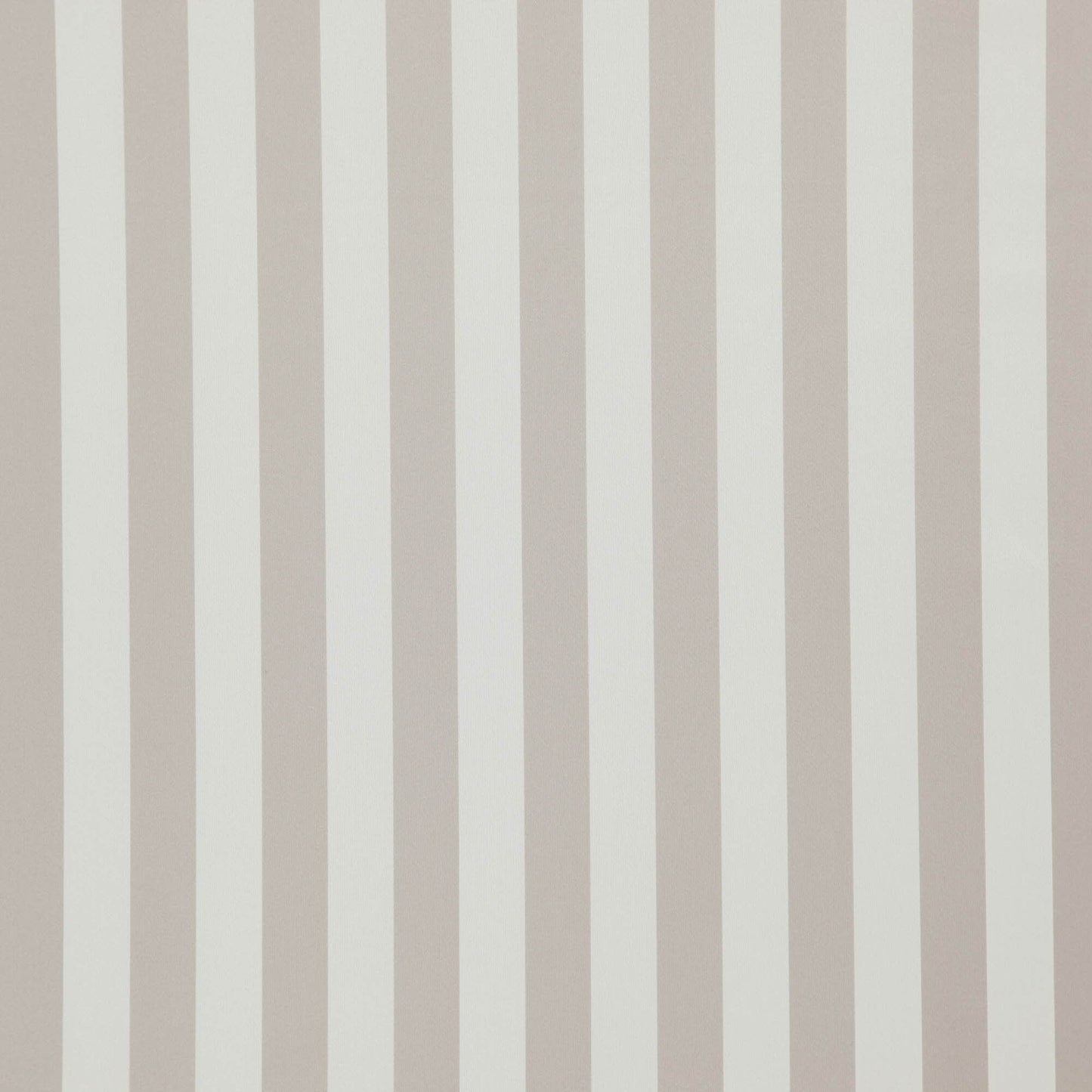 Beige/creme and brown vertical stripe fabric in a sateen weave.