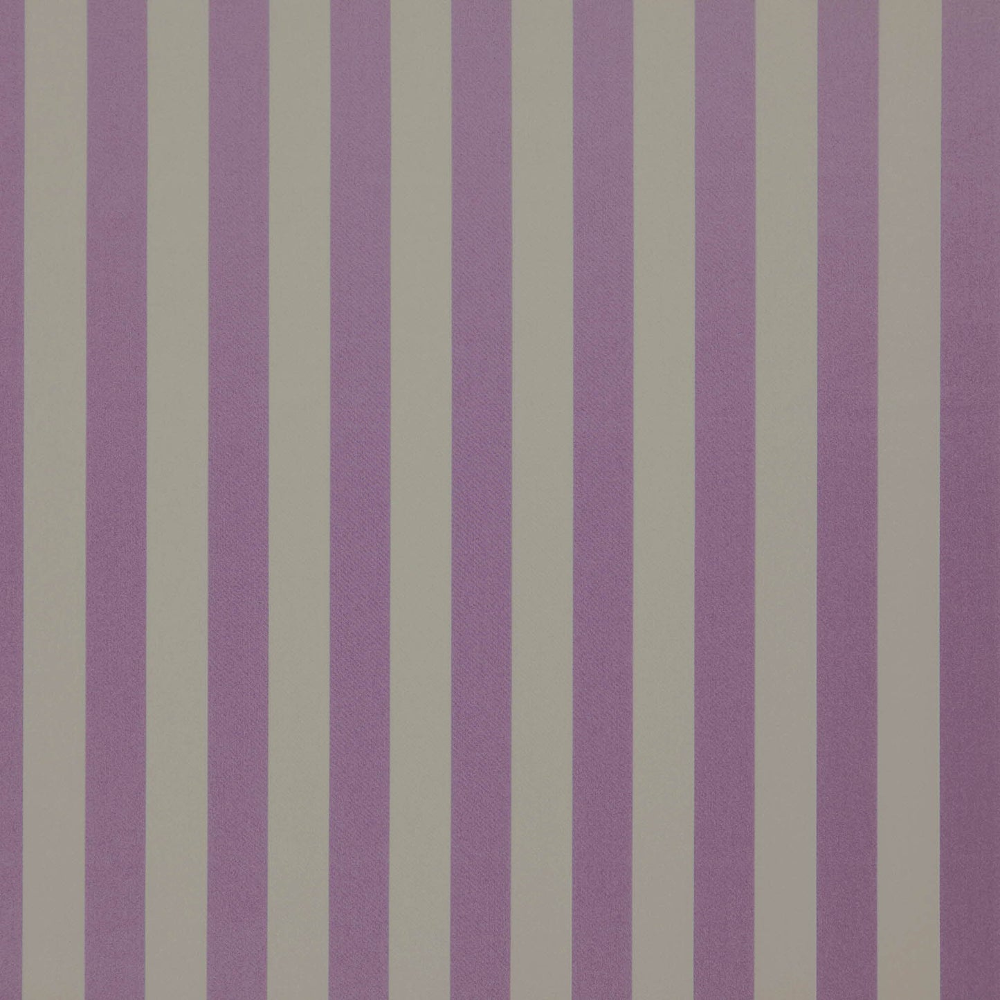 Lilac purple and beige vertical stripe sateen fabric for home decor
