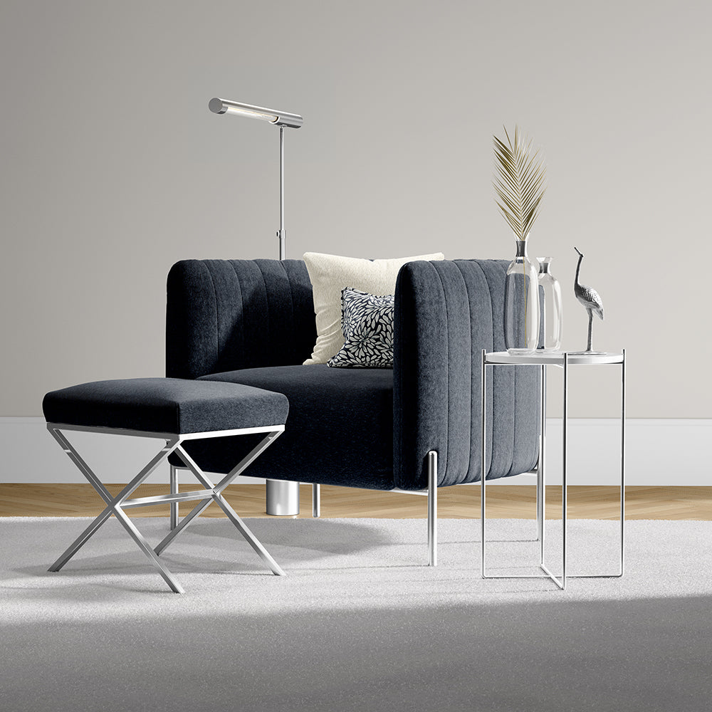 NICHOLASJOHN INC NJ-MERRIMENT Blueberry Solid Fabric - NJ25-1250