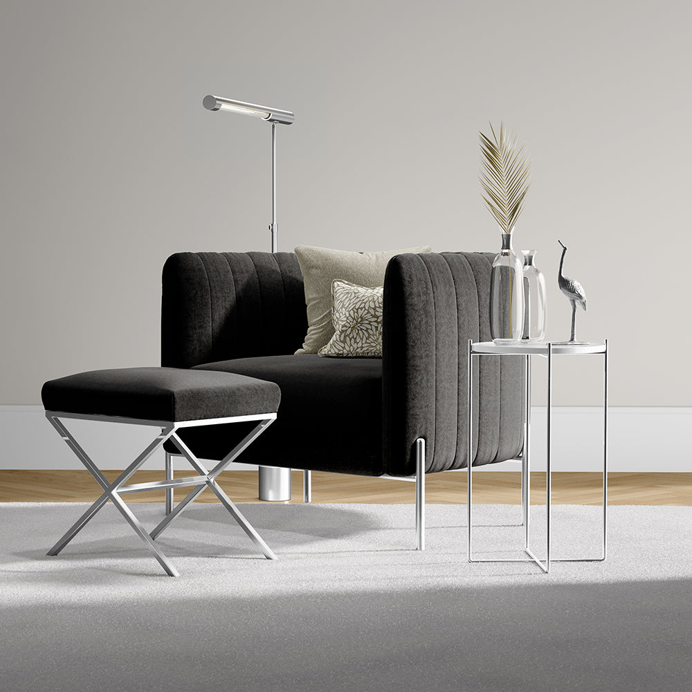 NICHOLASJOHN INC NJ-MERRIMENT Onyx Solid Fabric - NJ25-1261