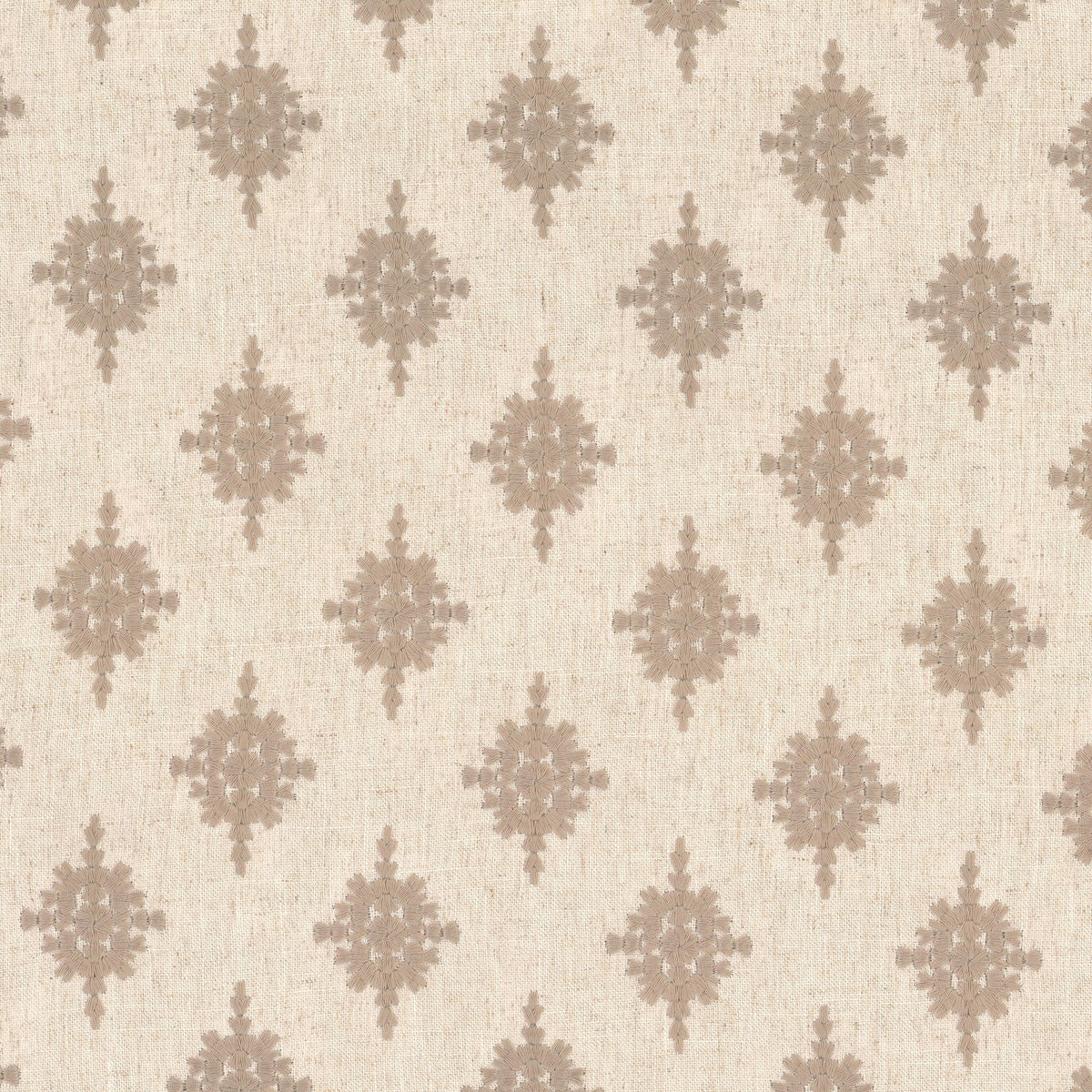 STOUT TEXTILES DRAPERY,EMBROIDERIES TRADITIONAL, MEDALLION MAPLE - FERD-3