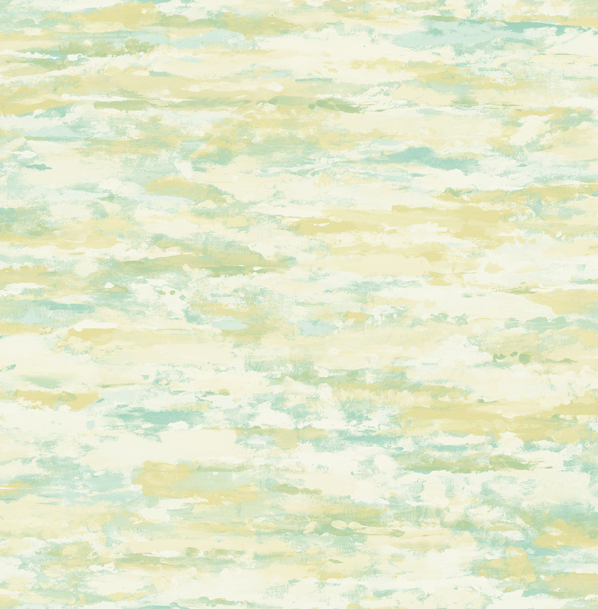 Seabrook Designs Brushstrokes Abstract Contemporary Metallic Gold, White, , Aqua - FI70603
