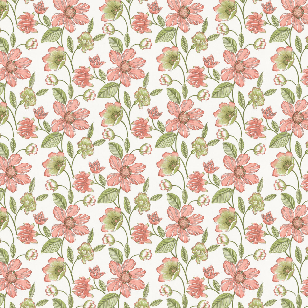 STOUT TEXTILES MULTIPURPOSE,PRINT TRADITIONAL, FLORAL SPRINGTIME - FLAI-1