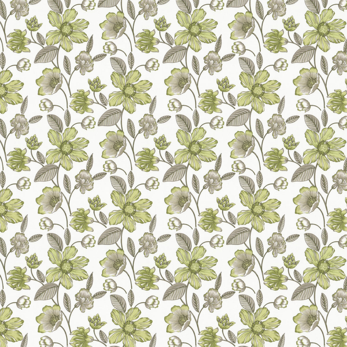 STOUT TEXTILES MULTIPURPOSE,PRINT TRADITIONAL, FLORAL SEAFOAM,SEAMIST - FLAI-3