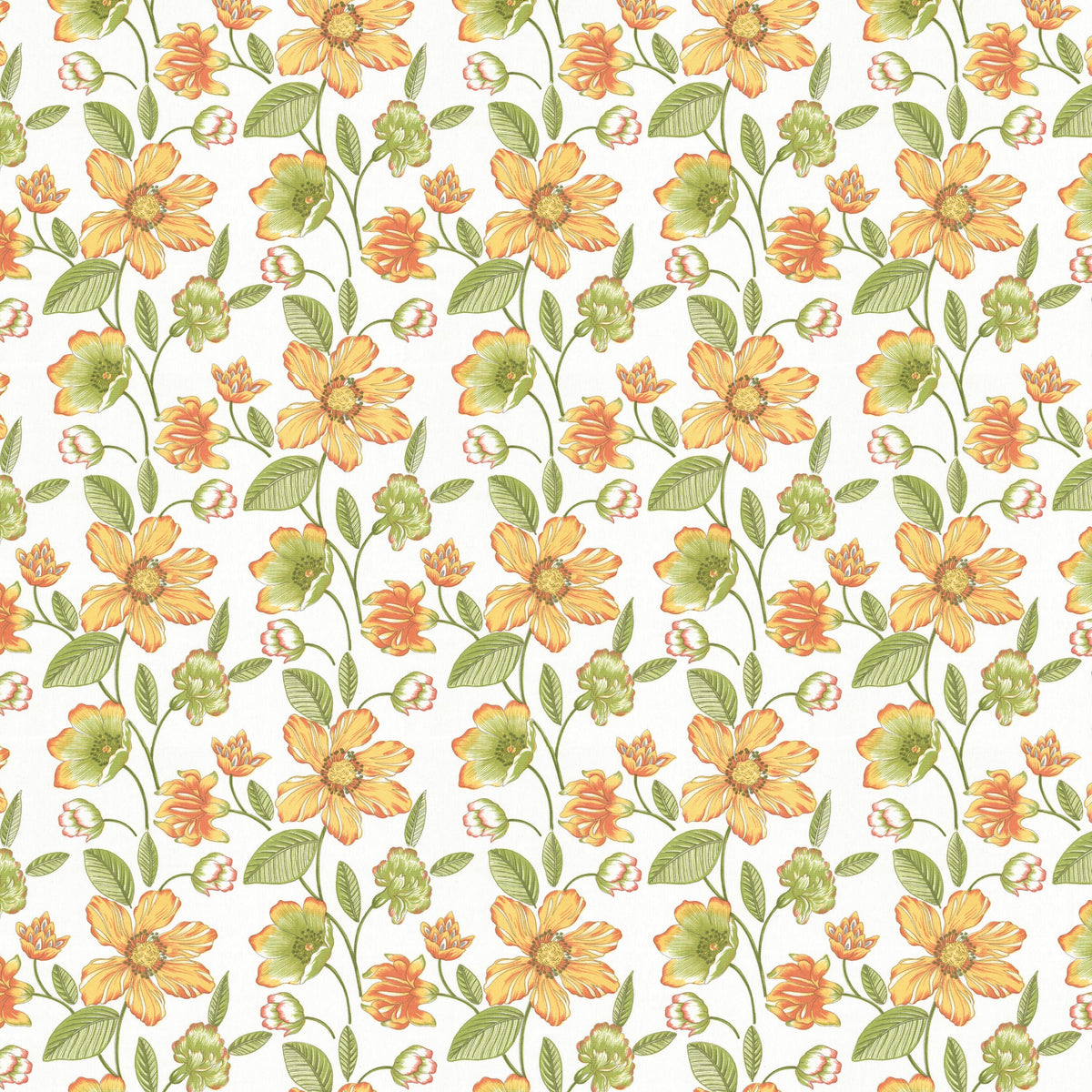 STOUT TEXTILES MULTIPURPOSE,PRINT TRADITIONAL, FLORAL APPLE,SEEDLING,SPRING - FLAI-4
