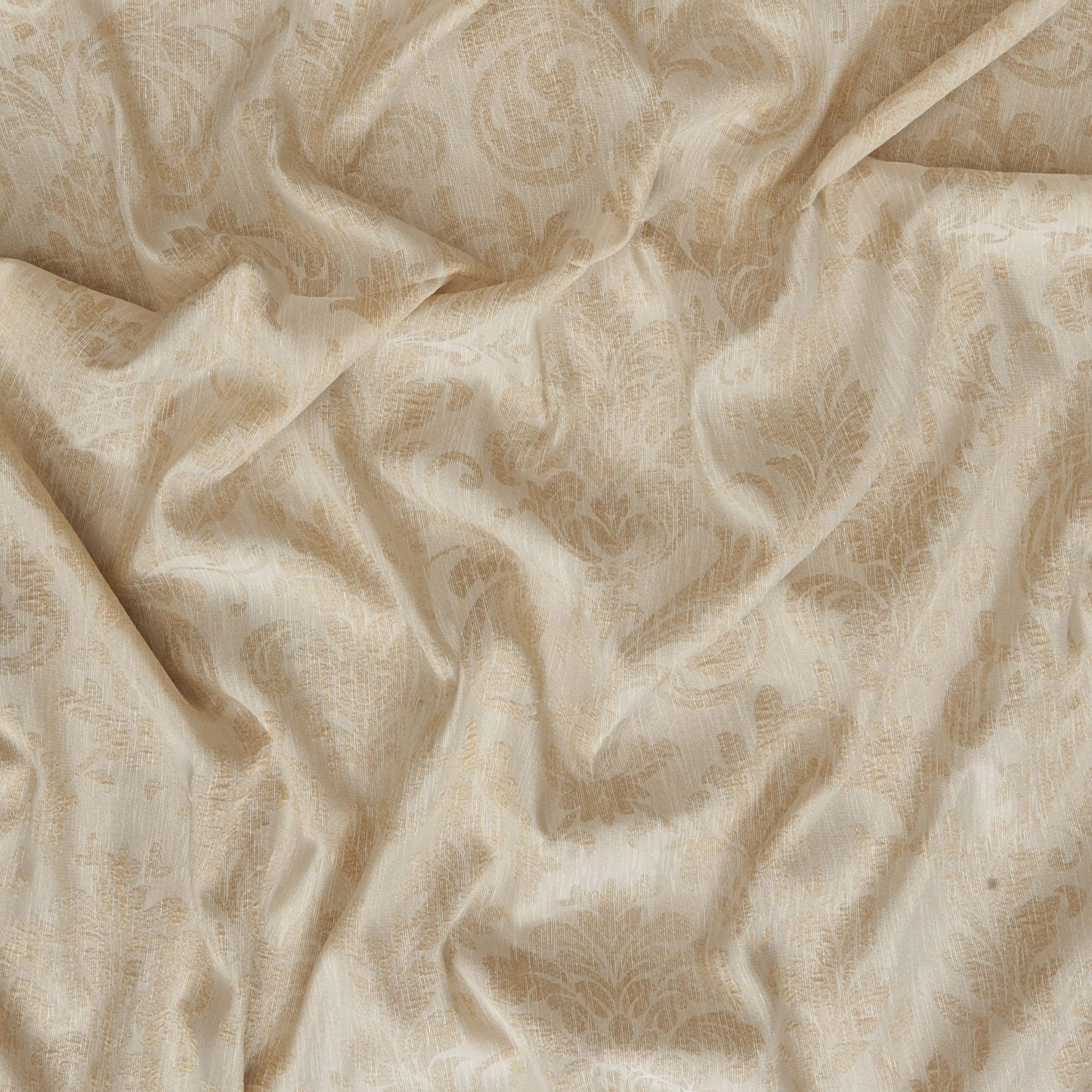 JF Fabrics FLOBERG 33 Fabric Traditional,Transitional,Contemporary,Floral Creme/Beige Damask,Wide Width,Jacquard,Sheer - 7486533 J8231