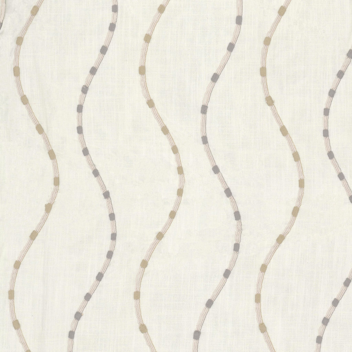 STOUT TEXTILES DRAPERY,EMBROIDERIES TRANSITIONAL,, OGEE BAMBOO - FLOC-1