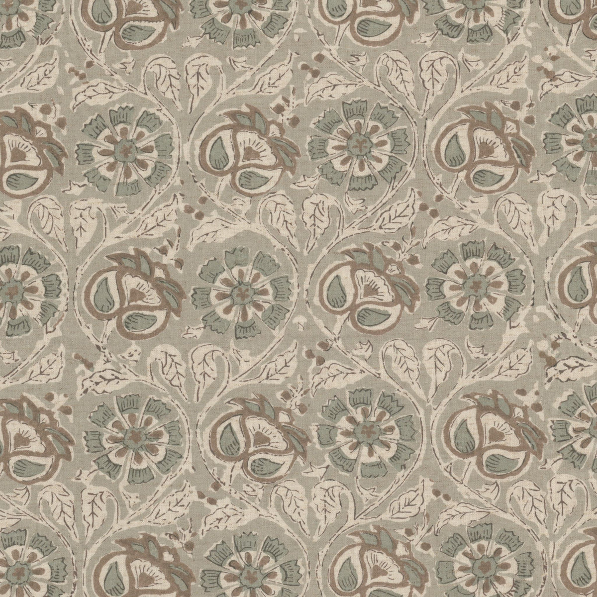 STOUT TEXTILES MULTIPURPOSE,PRINT TRADITIONAL, FLORAL MINERAL - FLOU-2