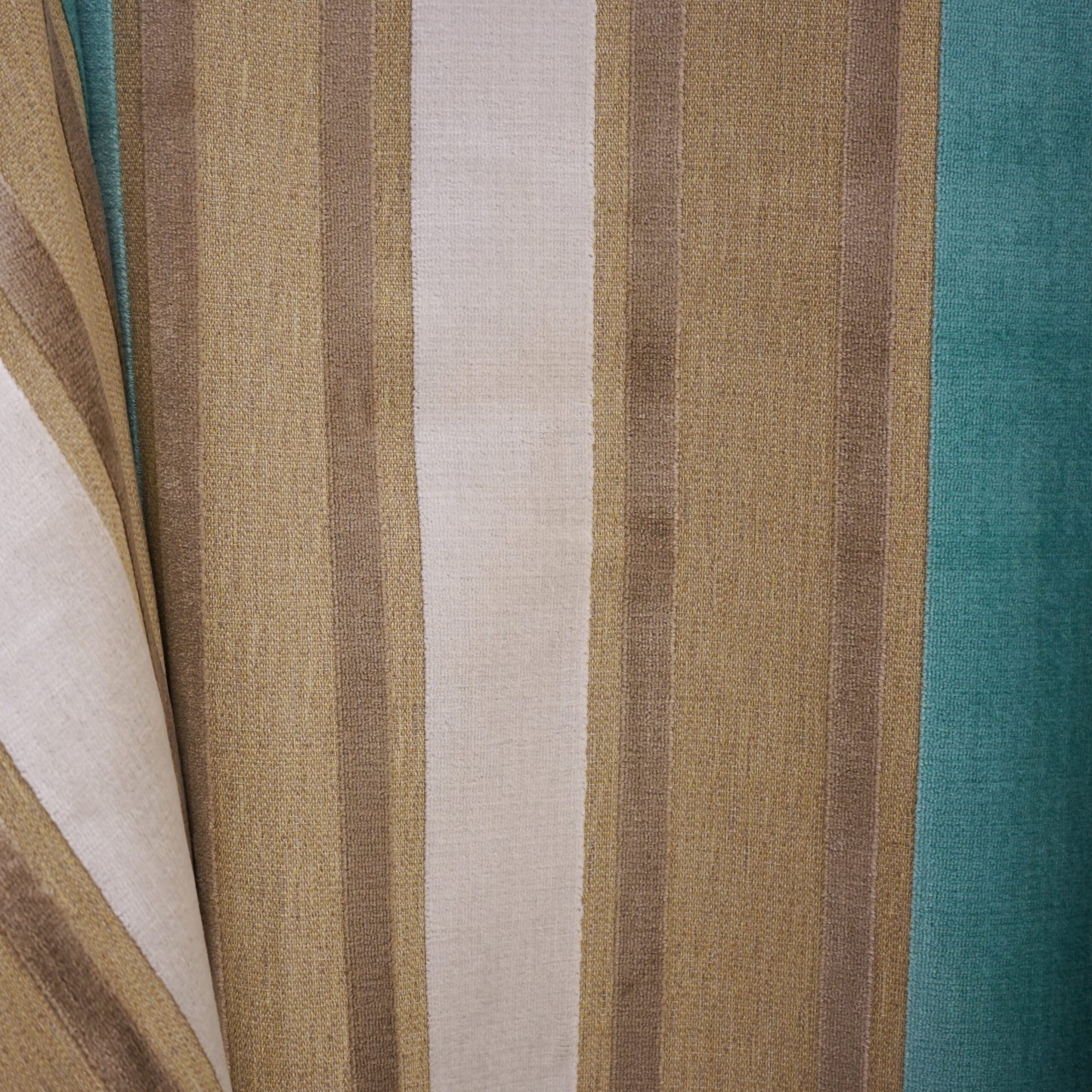 JF Fabrics JF Studio FOUNDATION 62 Fabric Transitional,Stripe Blue,Creme,Beige,Green,Offwhite,Taupe Chenille,Texture - 5086262 SJ101