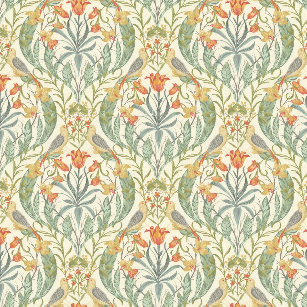 STOUT TEXTILES MULTIPURPOSE,PRINT TRANSITIONAL,, FLORAL APPLE,SEEDLING,SPRING - FRED-1