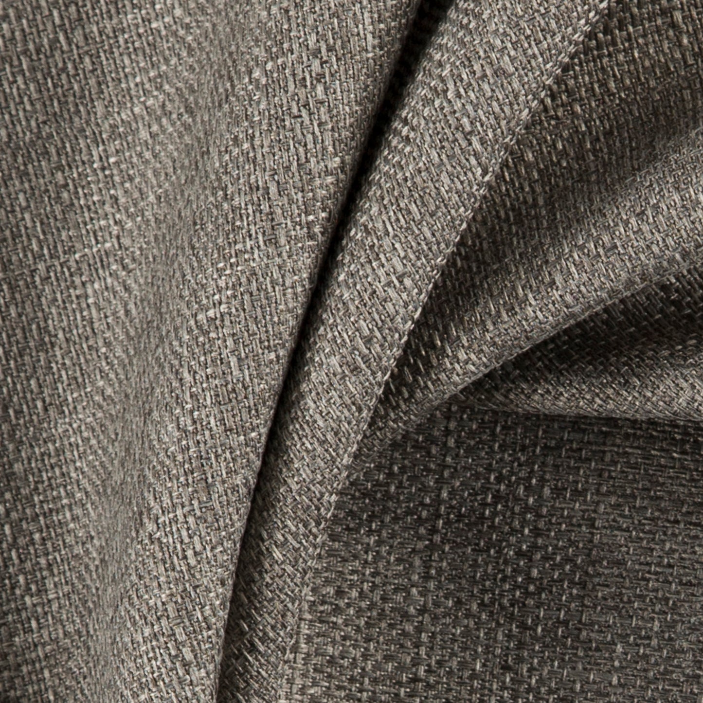 Brown plain fabric with linen texture.
