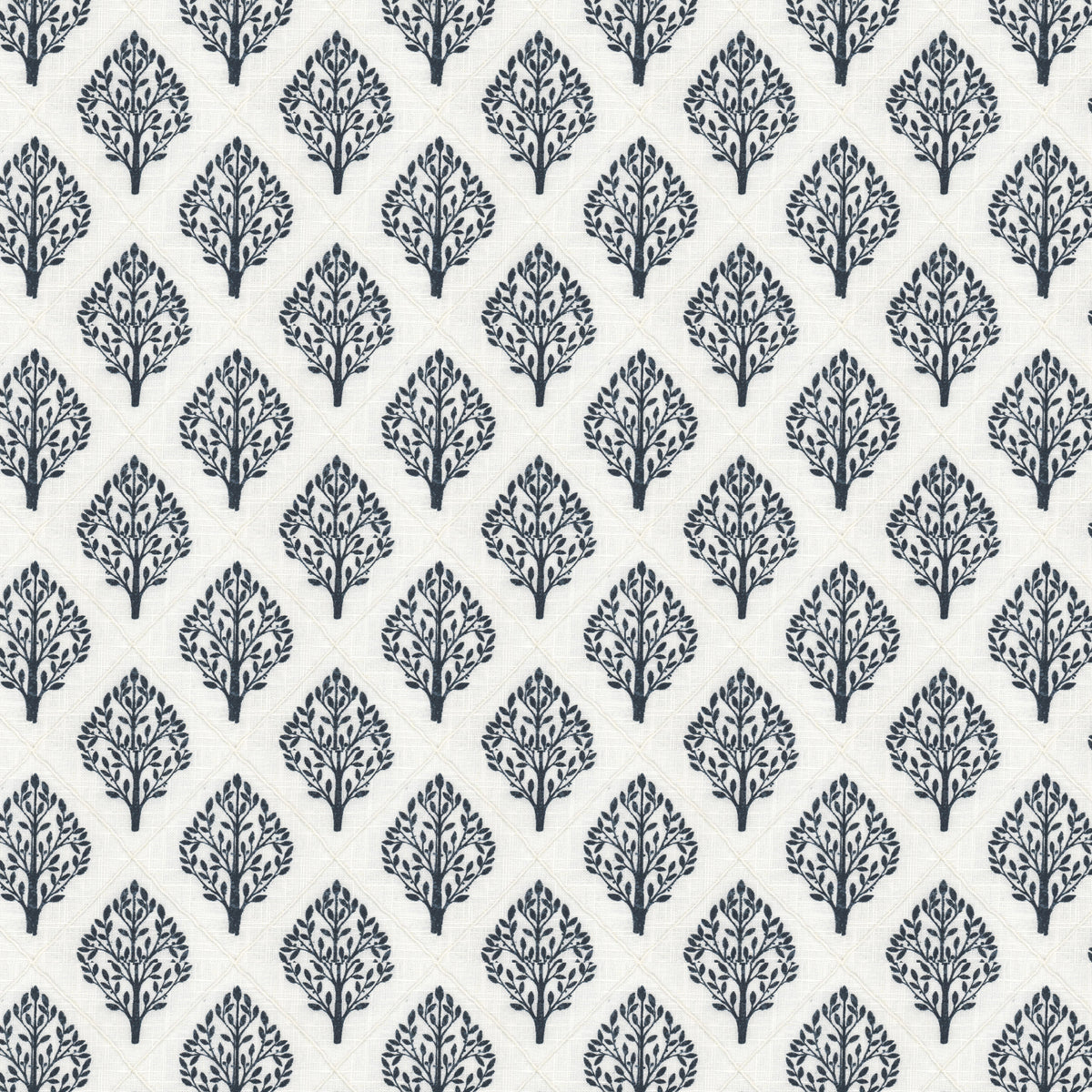STOUT TEXTILES DRAPERY,PRINT TRADITIONAL, FLORAL INDIGO,INK - FULL-2