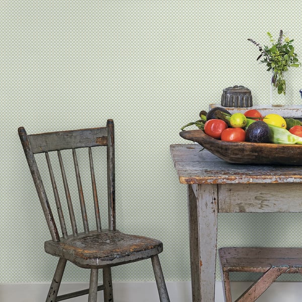 Galerie Wallcoverings Just Kitchens Leaf Dot Spot Galerie Wallcoverings Green - G45434
