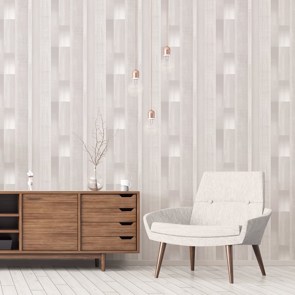 Galerie Wallcoverings Texstyle Agen Stripe Galerie Wallcoverings Beige - G56576