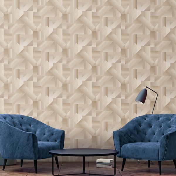 Galerie Wallcoverings Texstyle Shape Shifter Galerie Wallcoverings Beige - G56623