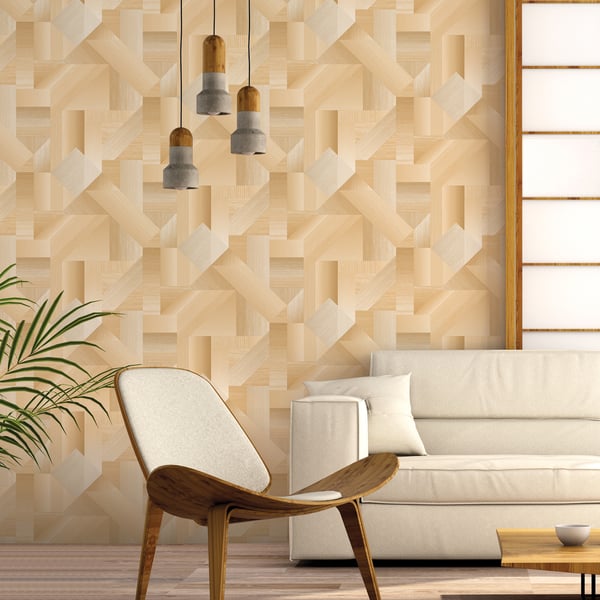 Galerie Wallcoverings Texstyle Shape Shifter Galerie Wallcoverings Gold - G56628