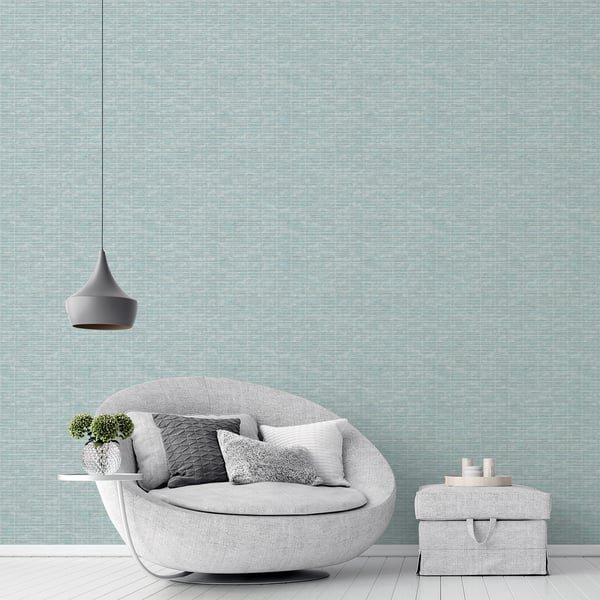Galerie Wallcoverings Texstyle Woven Weave Texture Galerie Wallcoverings Green - G56634