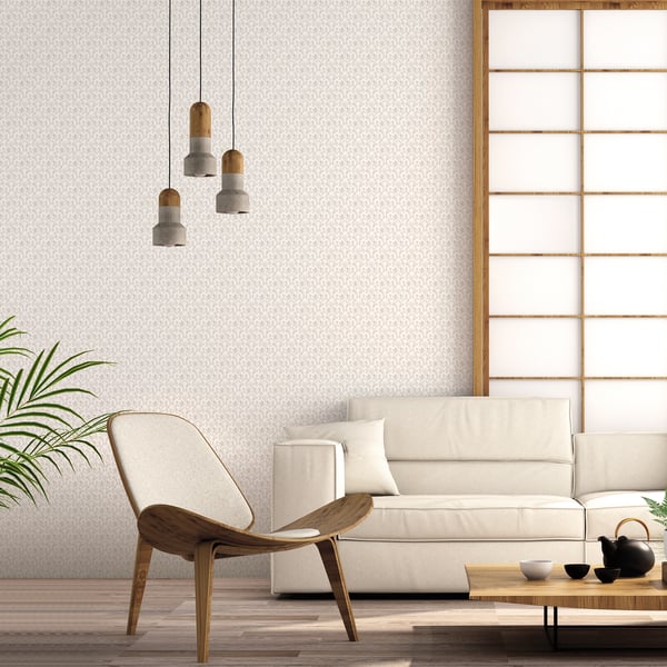 Galerie Wallcoverings Small Prints Ogee Floral Galerie Wallcoverings Bronze, Brown - G56682