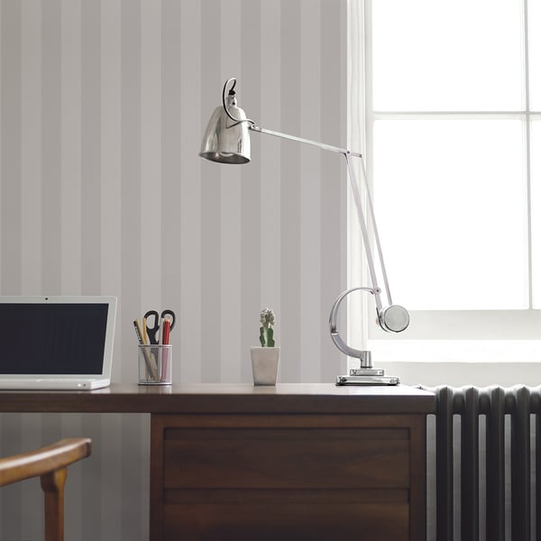 Galerie Wallcoverings Smart Stripes 3 Matte/Shiny Emboss Galerie Wallcoverings Silver Grey - G67559