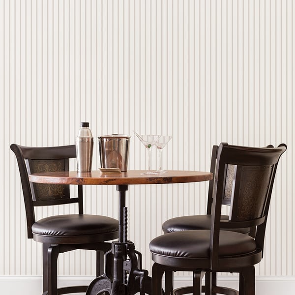 Galerie Wallcoverings Smart Stripes 3 Napkin Stripe Galerie Wallcoverings Silver Grey - G67563