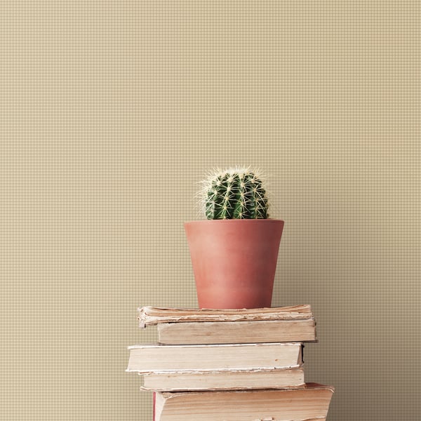 Galerie Wallcoverings Miniatures 2 Gingham Check Galerie Wallcoverings Cream - G67876