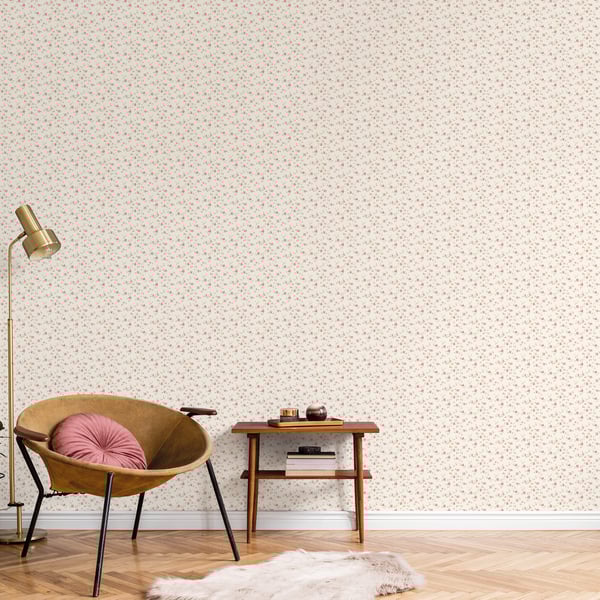 Galerie Wallcoverings Miniatures 2 Rose Trellis Galerie Wallcoverings Cream - G67888