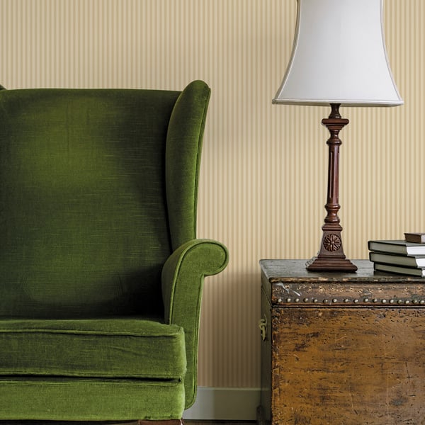 Galerie Wallcoverings Miniatures 2 Shirt Stripe Galerie Wallcoverings Cream - G67911