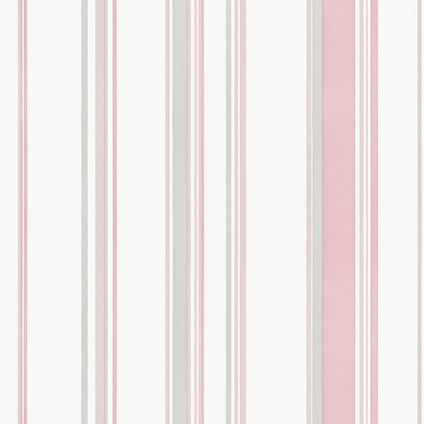 Galerie Wallcoverings Smart Stripes 3 Casual Stripe Galerie Wallcoverings Pink - G68057