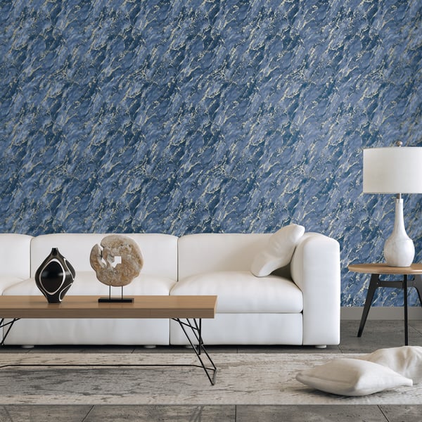 Galerie Wallcoverings Special Fx 2 Special Marble Galerie Wallcoverings Blue - G68093