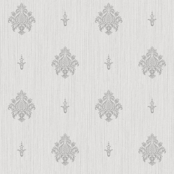 Galerie Wallcoverings Palazzo 2 Italian Motif Galerie Wallcoverings Silver Grey - G68666