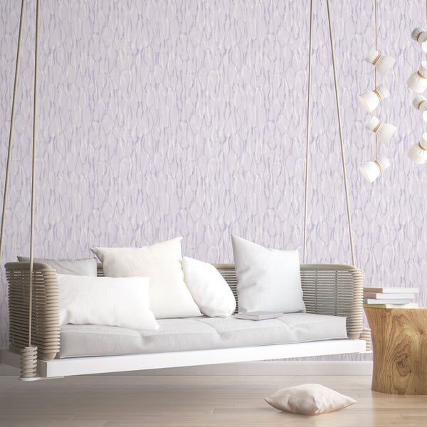 Galerie Wallcoverings Atmosphere Drizzle Galerie Wallcoverings Purple, Lilac - G78243