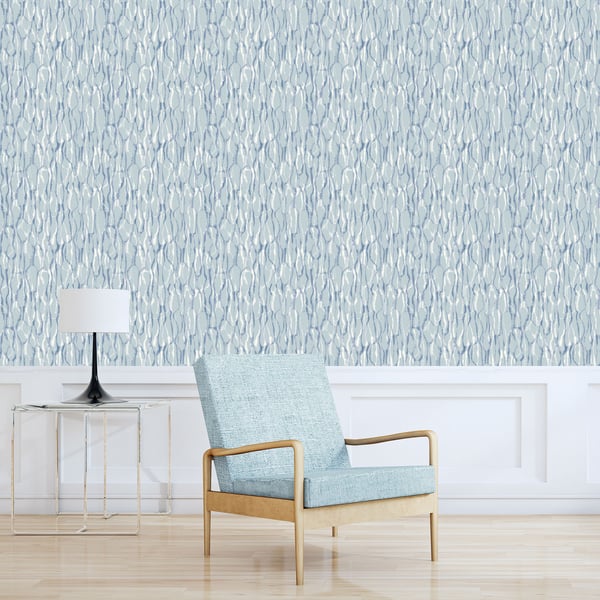 Galerie Wallcoverings Atmosphere Drizzle Galerie Wallcoverings Blue - G78244