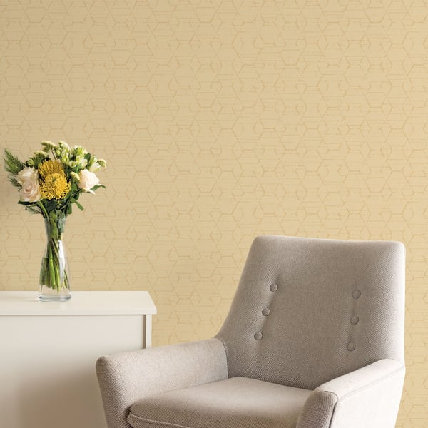Galerie Wallcoverings Atmosphere Hextex Galerie Wallcoverings Gold - G78249