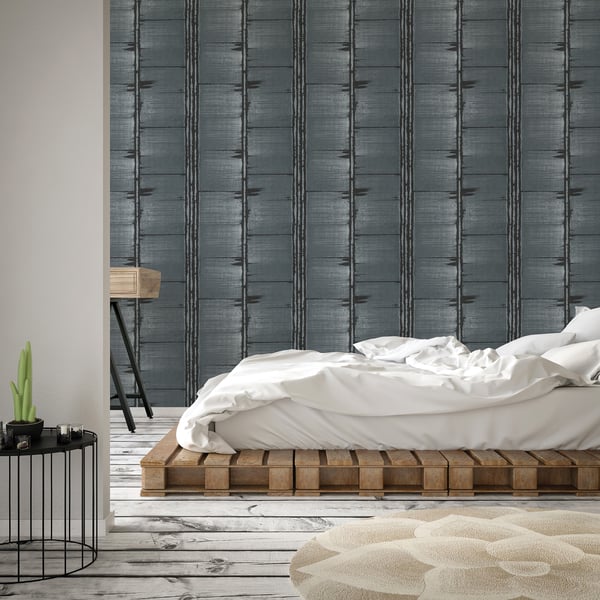 Galerie Wallcoverings Bazaar Bark Stripe Galerie Wallcoverings Black - G78284