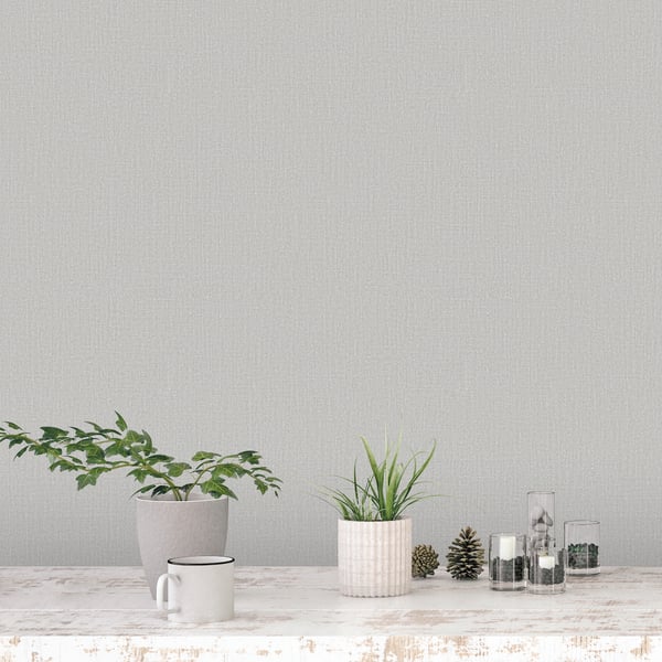 Galerie Wallcoverings Bazaar Hop Sack Galerie Wallcoverings Silver Grey - G78304