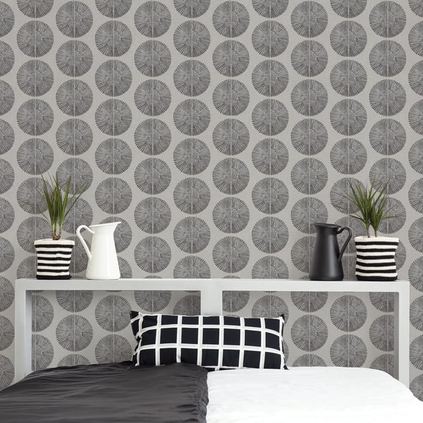 Galerie Wallcoverings Bazaar Soleil Galerie Wallcoverings Silver Grey - G78330