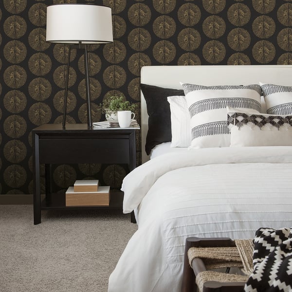 Galerie Wallcoverings Bazaar Soleil Galerie Wallcoverings Black - G78331