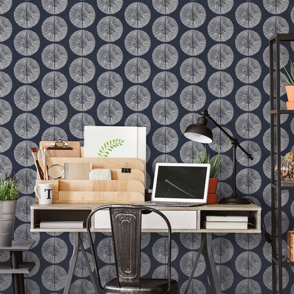 Galerie Wallcoverings Bazaar Soleil Galerie Wallcoverings Blue - G78333