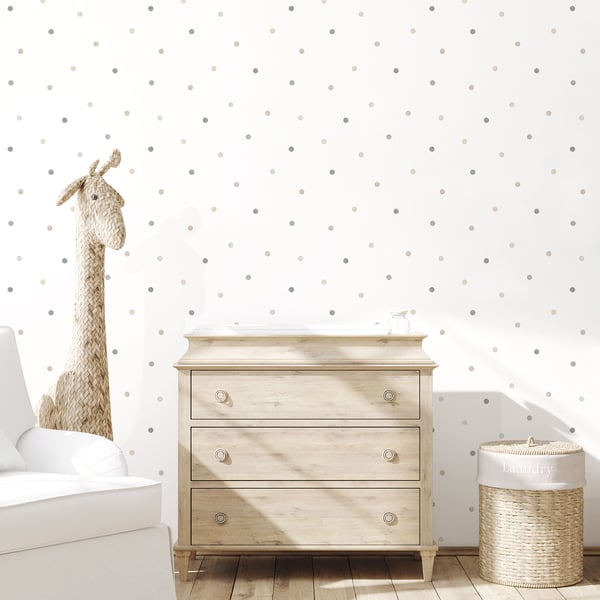 Galerie Wallcoverings Tiny Tots 2 Dots Galerie Wallcoverings Beige - G78365
