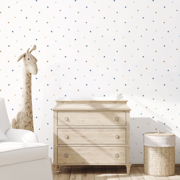 Galerie Wallcoverings Tiny Tots 2 Dots Galerie Wallcoverings White - G78366