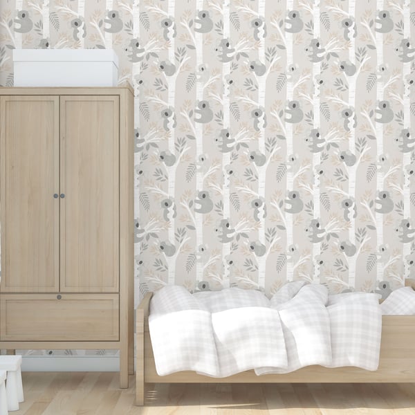 Galerie Wallcoverings Tiny Tots 2 Koalas Galerie Wallcoverings Beige - G78385