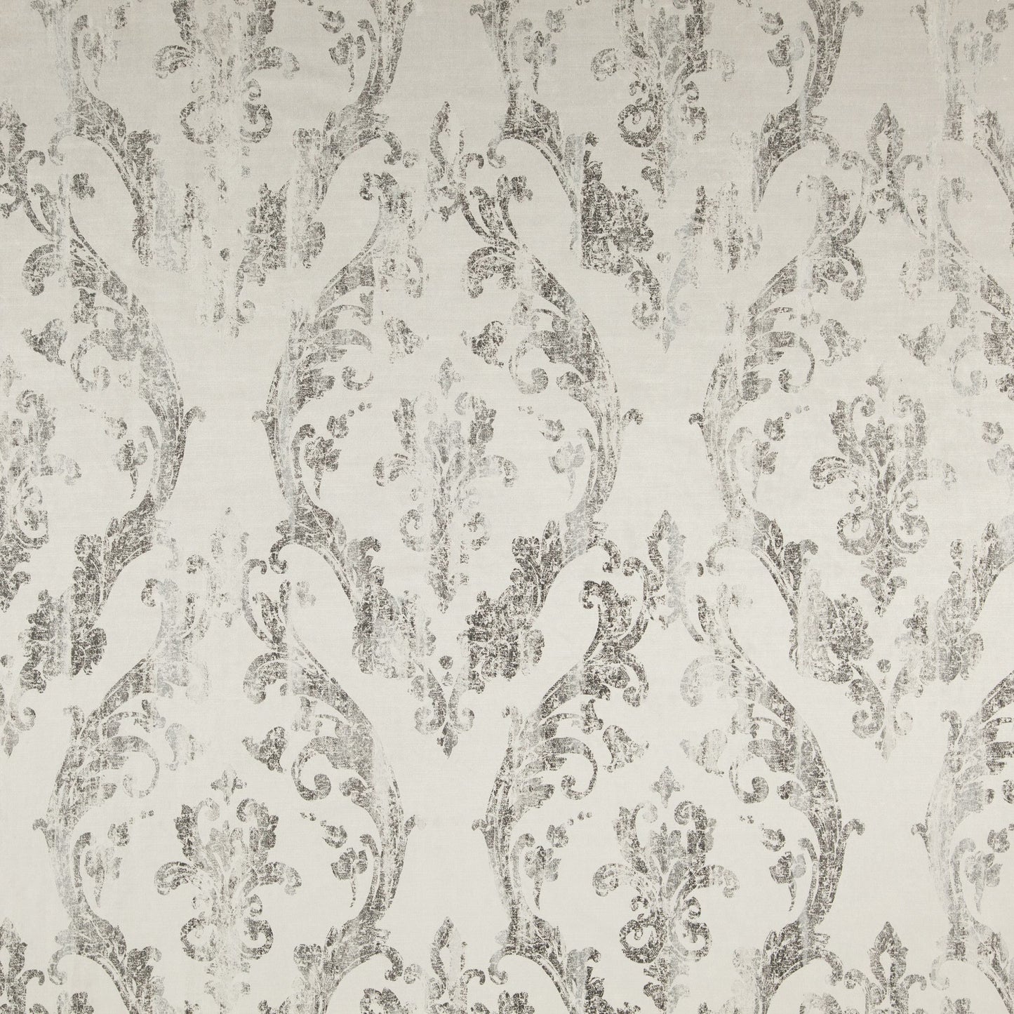 JF Fabrics GAMBLER 93 Fabric Traditional,Transitional,Floral,Metallic Grey,Silver Damask,Texture,Velvet - 8091093 J8571